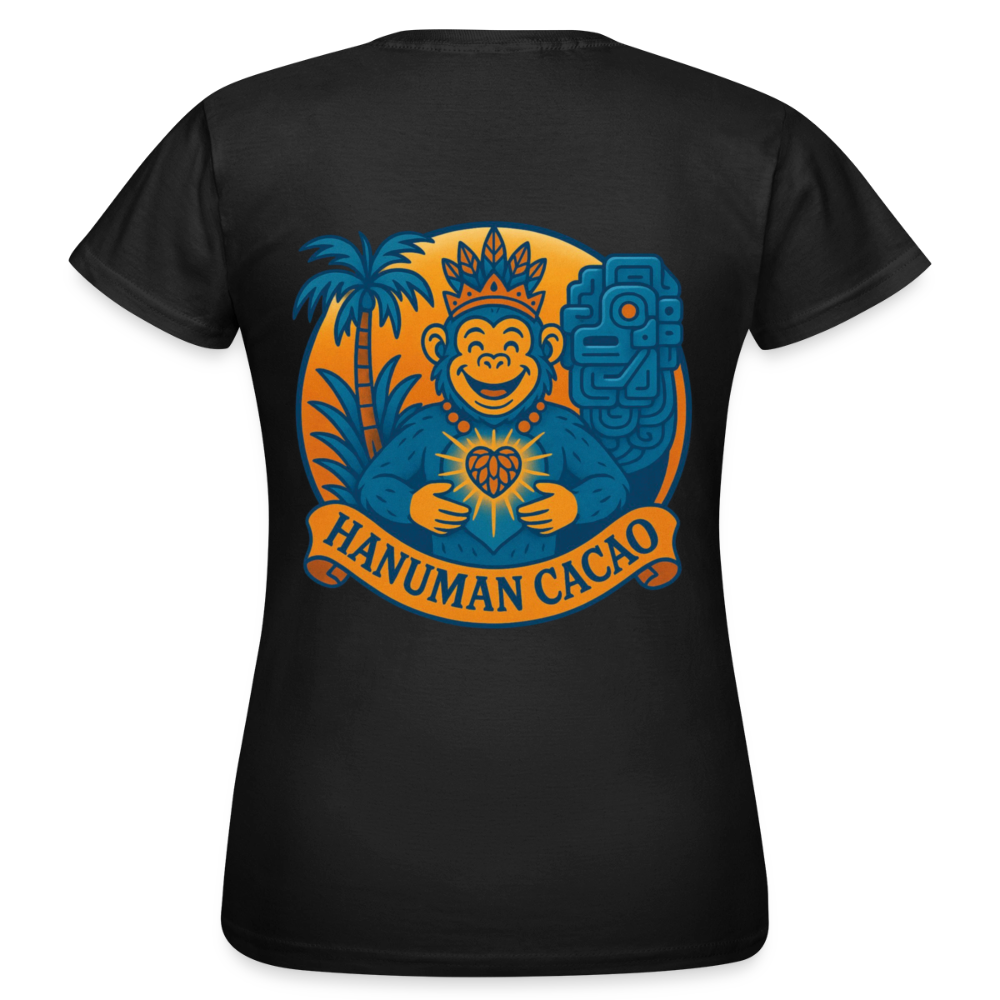 Women's T-Shirt Classic Hanuman Logo - black