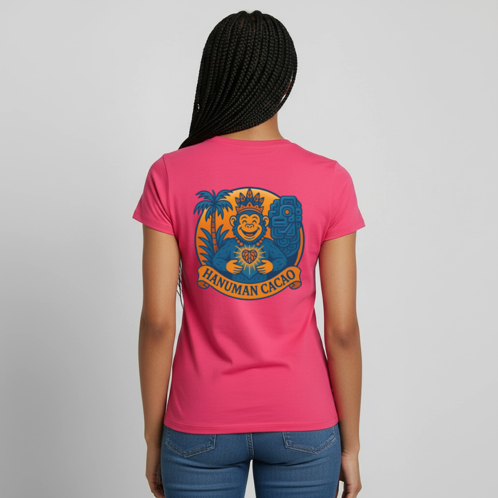 Women's T-Shirt Classic Hanuman Logo - azalea