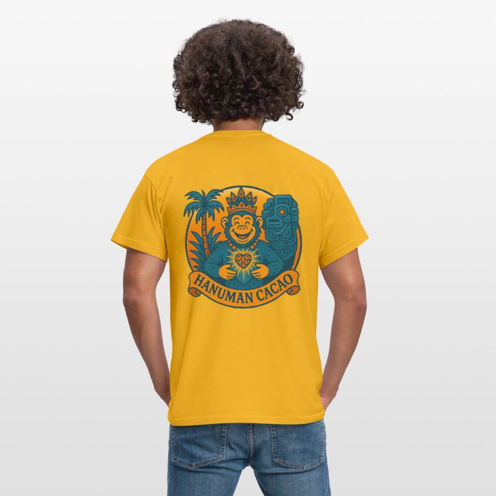 Men's T-Shirt Classic Hanuman Logo - yellow
