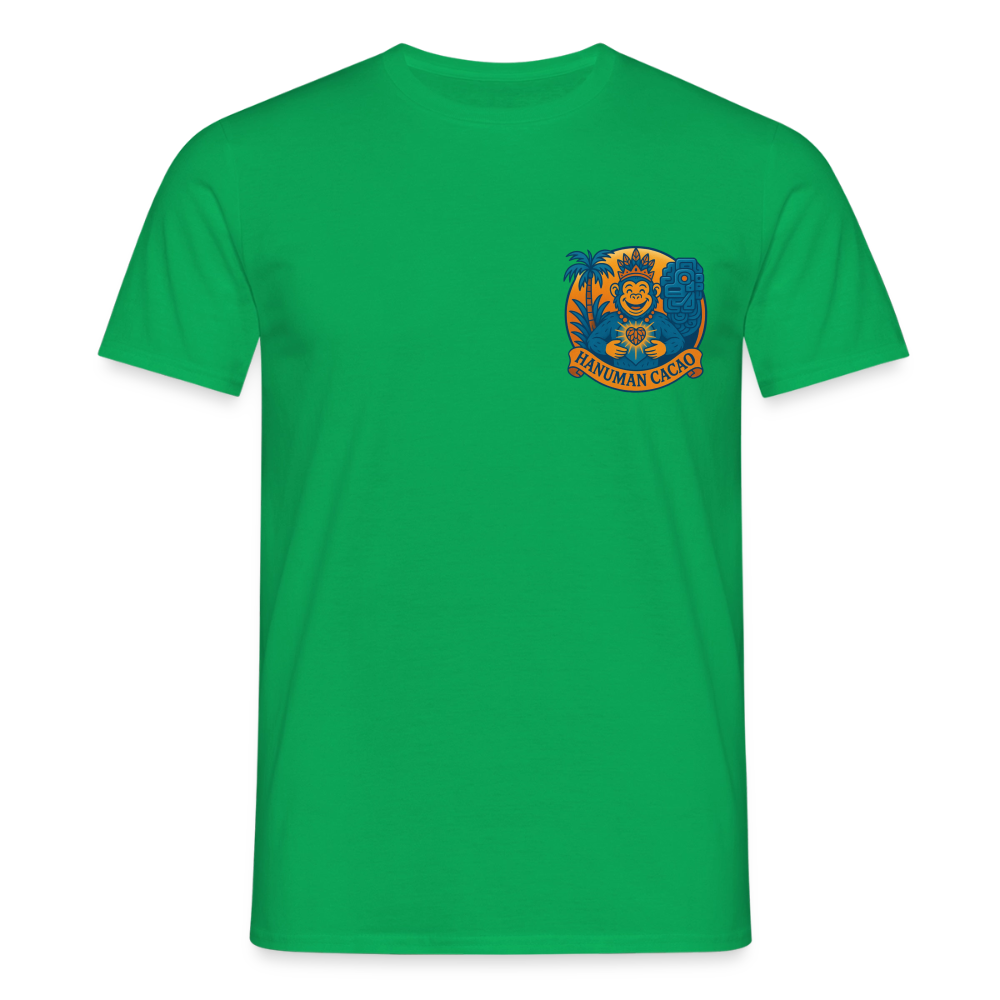 Men's T-Shirt Classic Hanuman Logo - kelly green