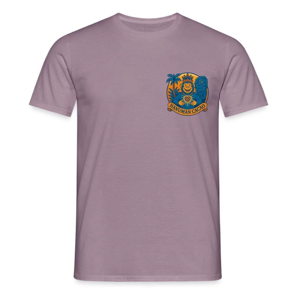 Men's T-Shirt Classic Hanuman Logo - purple-grey 