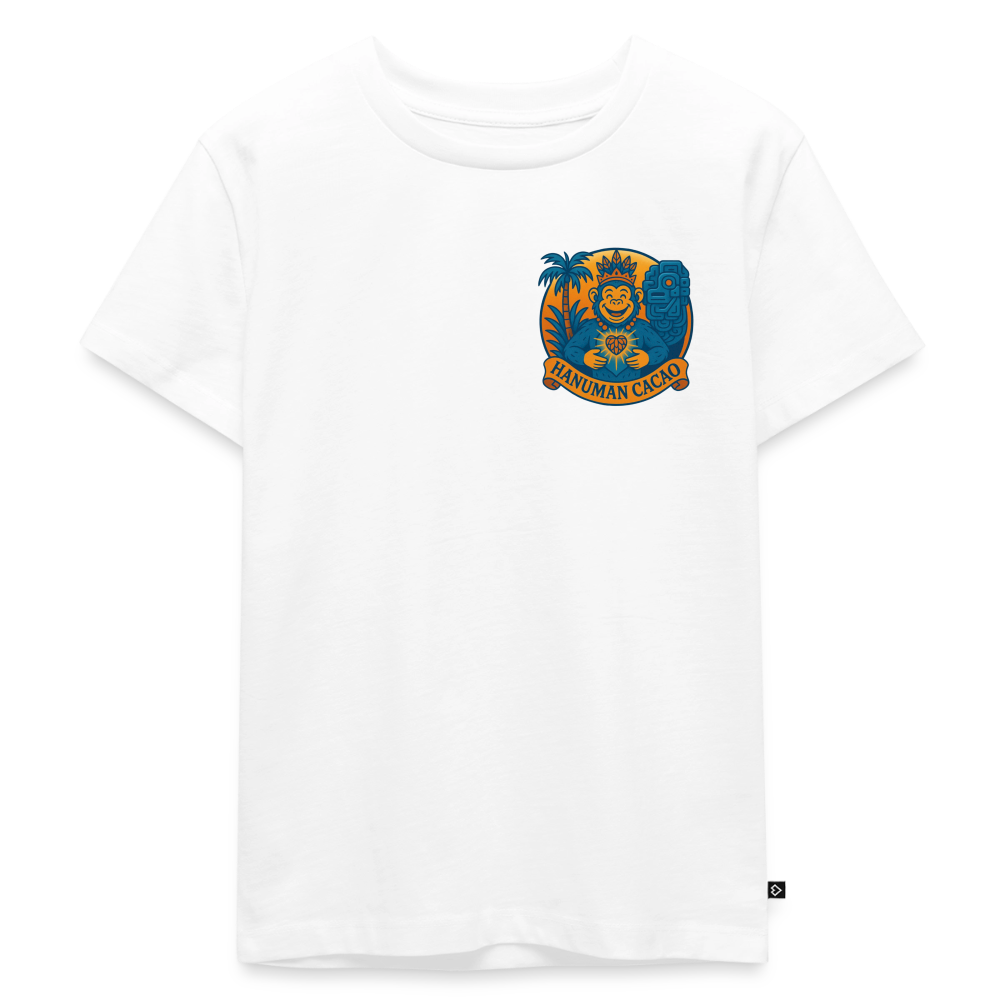 Kids' Premium T-Shirt Classic Hanuman Logo - white