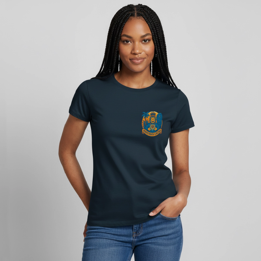 Women's T-Shirt Classic Hanuman Logo - navy