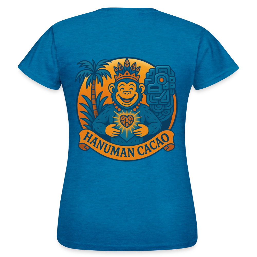 Women's T-Shirt Classic Hanuman Logo - antique blue sapphire heather