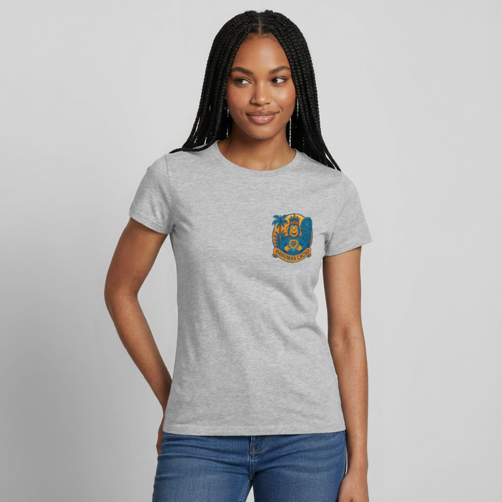 Women's T-Shirt Classic Hanuman Logo - heather grey