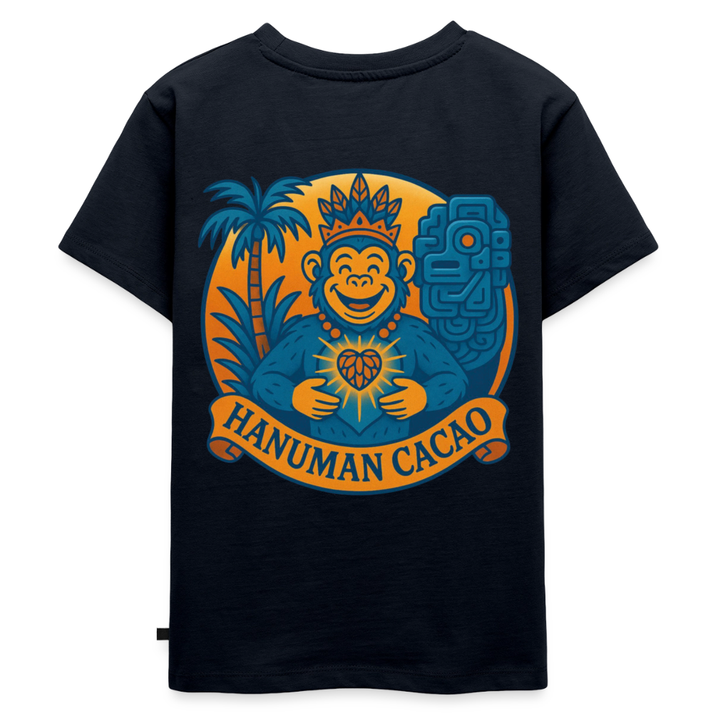 Kids' Premium T-Shirt Classic Hanuman Logo - navy