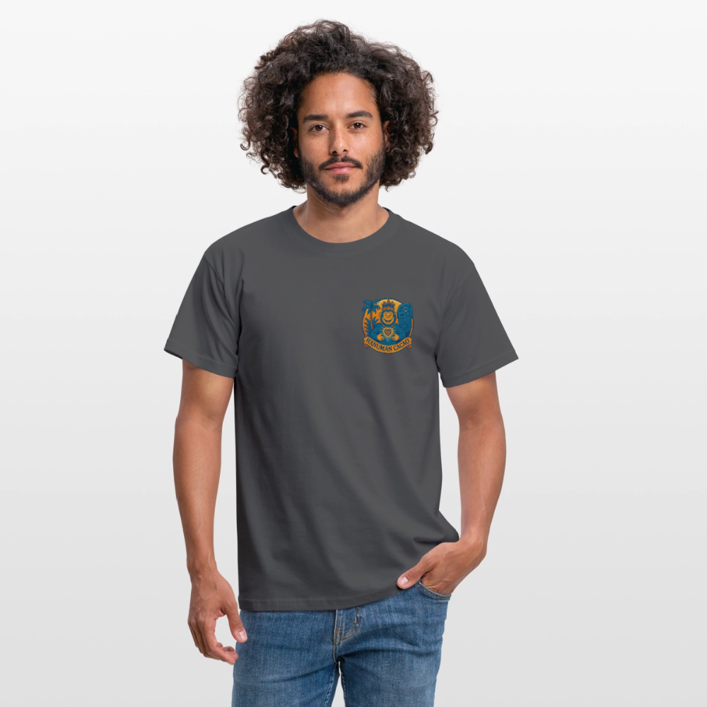Men's T-Shirt Classic Hanuman Logo - charcoal grey