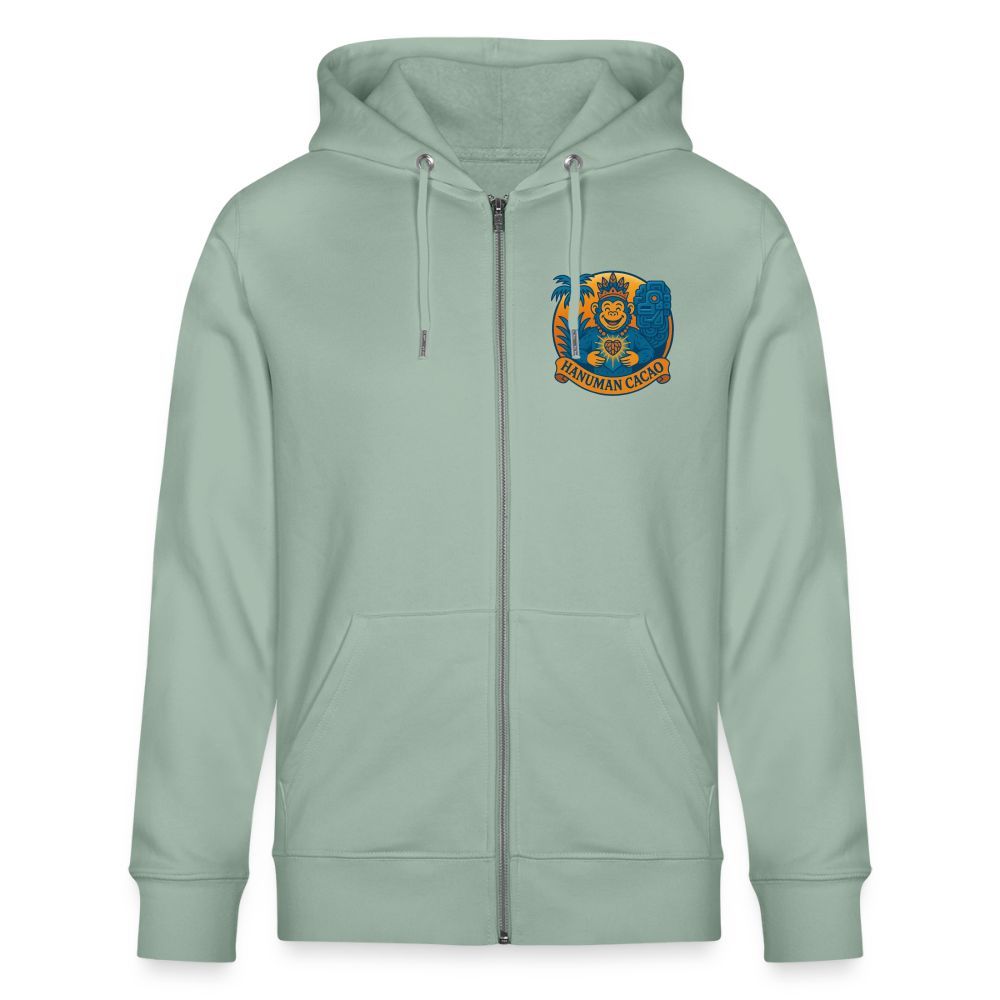 Stanley/Stella CULTIVATOR  Unisex Organic Hooded Jacket Classic Hanuman Logo - aloe