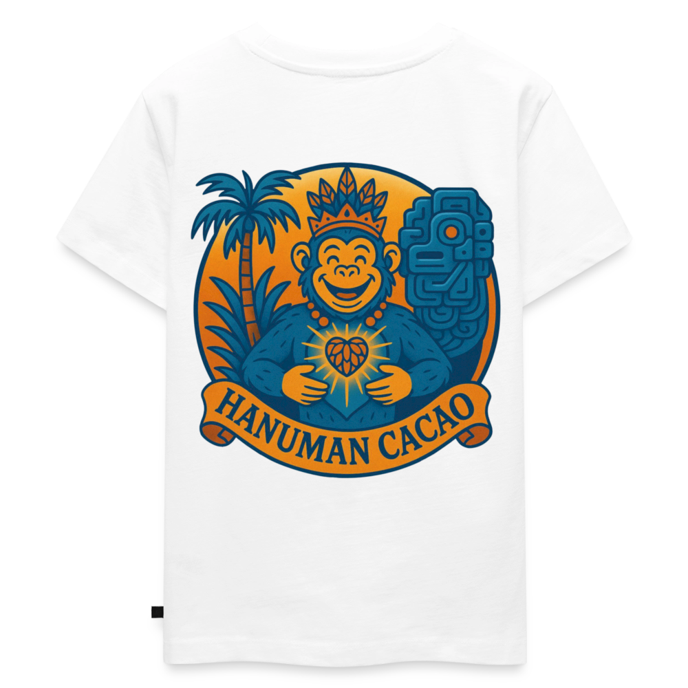 Kids' Premium T-Shirt Classic Hanuman Logo - white