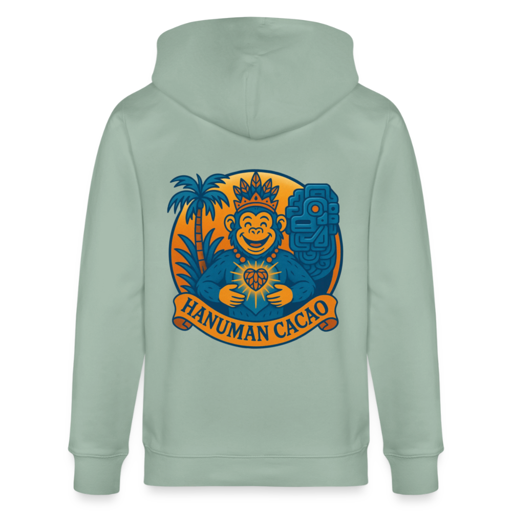 Stanley/Stella CULTIVATOR  Unisex Organic Hooded Jacket Classic Hanuman Logo - aloe