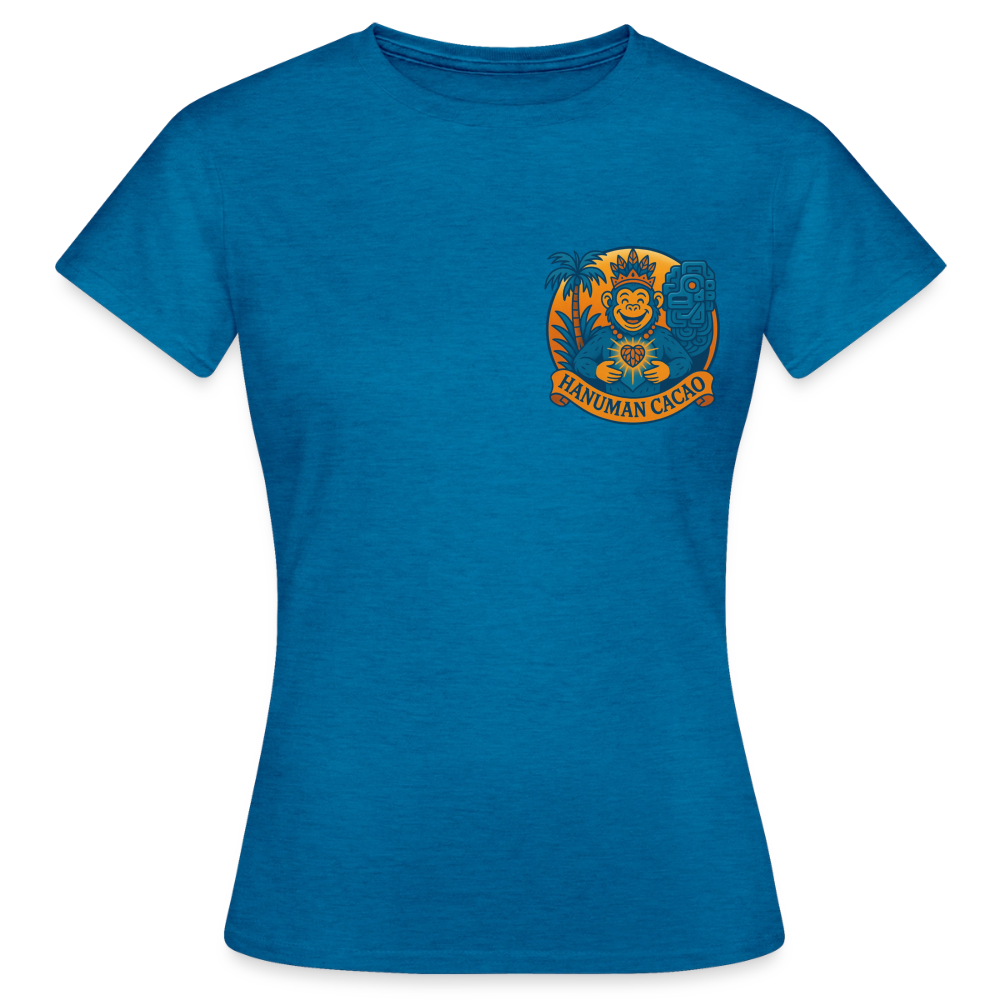 Women's T-Shirt Classic Hanuman Logo - antique blue sapphire heather