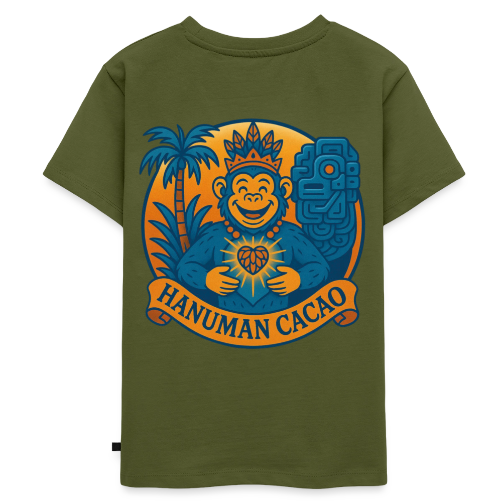 Kids' Premium T-Shirt Classic Hanuman Logo - khaki