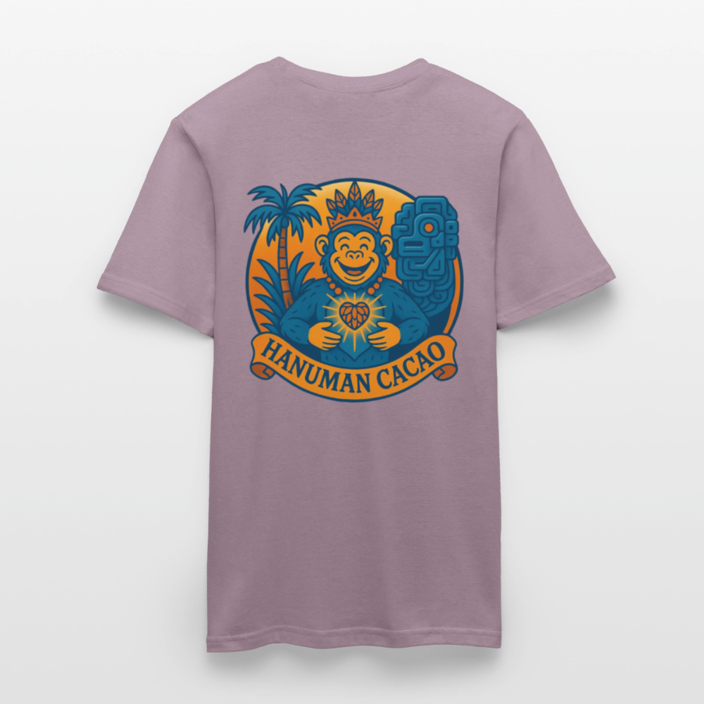 Men's T-Shirt Classic Hanuman Logo - purple-grey 