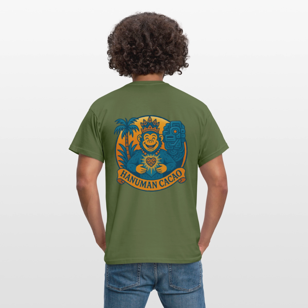 Men's T-Shirt Classic Hanuman Logo - military green