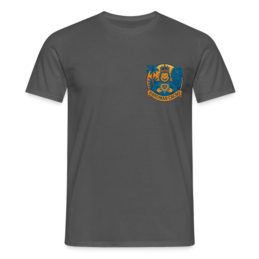 Men's T-Shirt Classic Hanuman Logo - charcoal grey