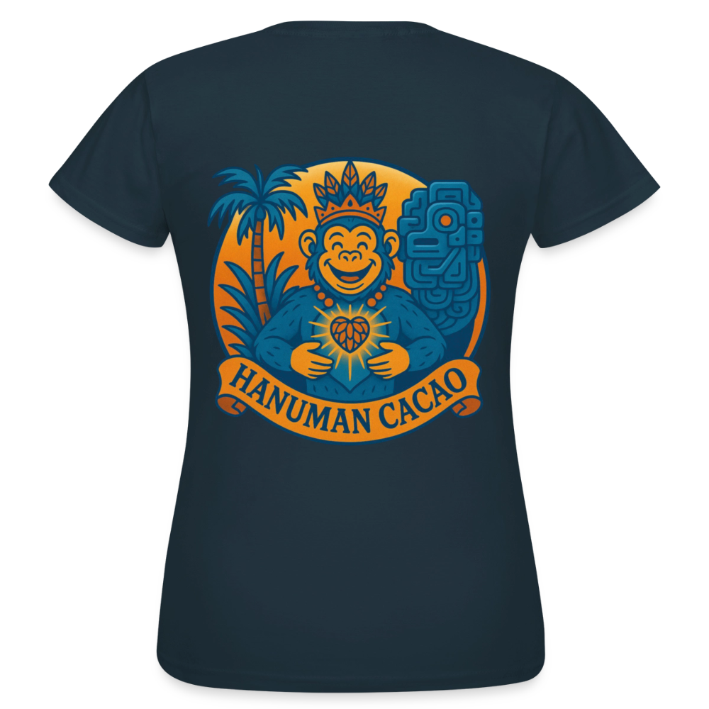 Women's T-Shirt Classic Hanuman Logo - navy