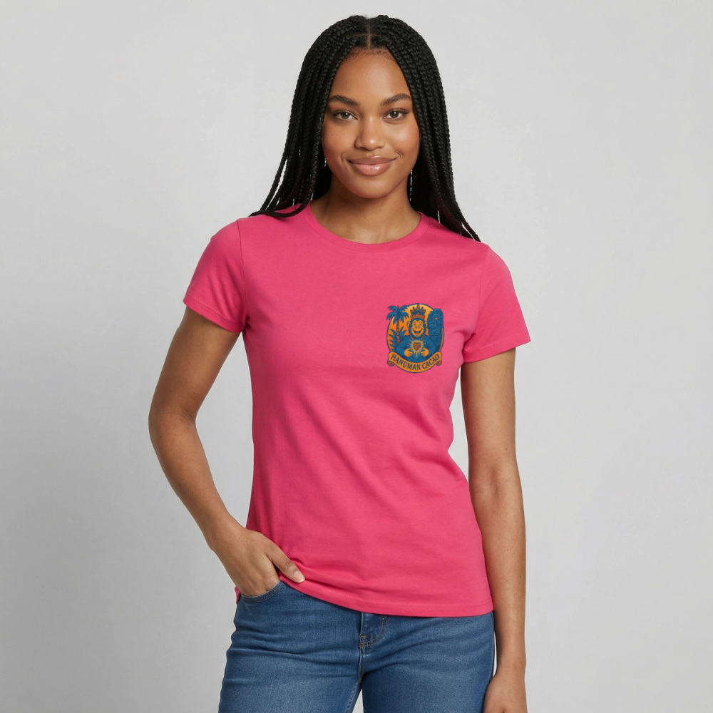 Women's T-Shirt Classic Hanuman Logo - azalea
