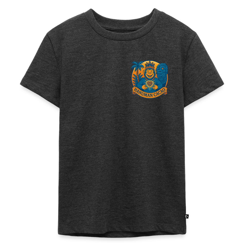 Kids' Premium T-Shirt Classic Hanuman Logo - heather anthracite