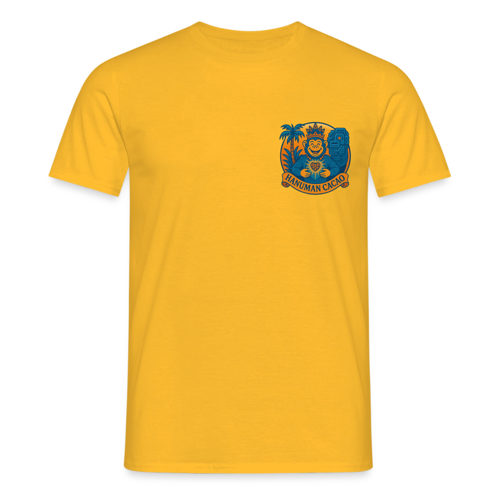 Men's T-Shirt Classic Hanuman Logo - yellow