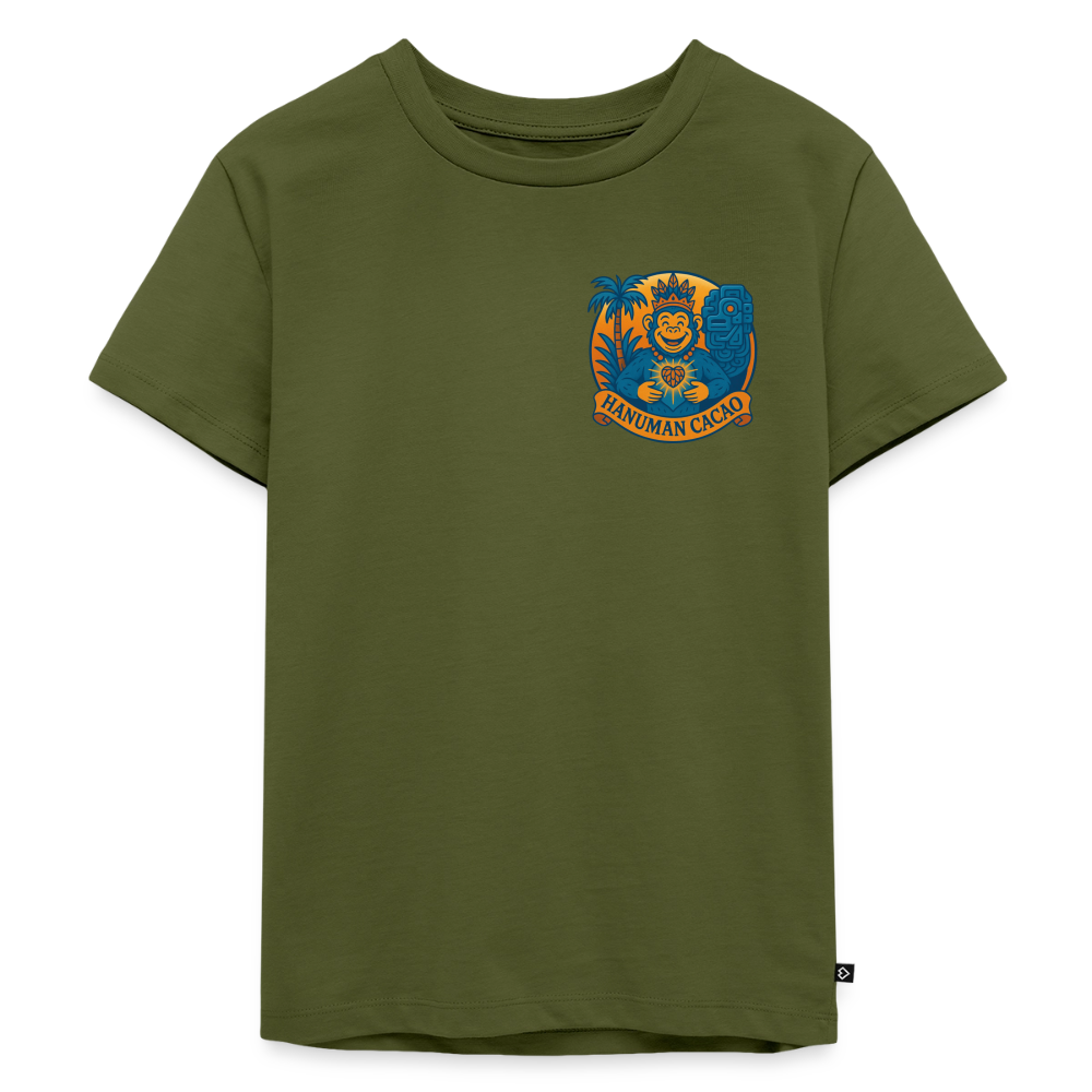 Kids' Premium T-Shirt Classic Hanuman Logo - khaki