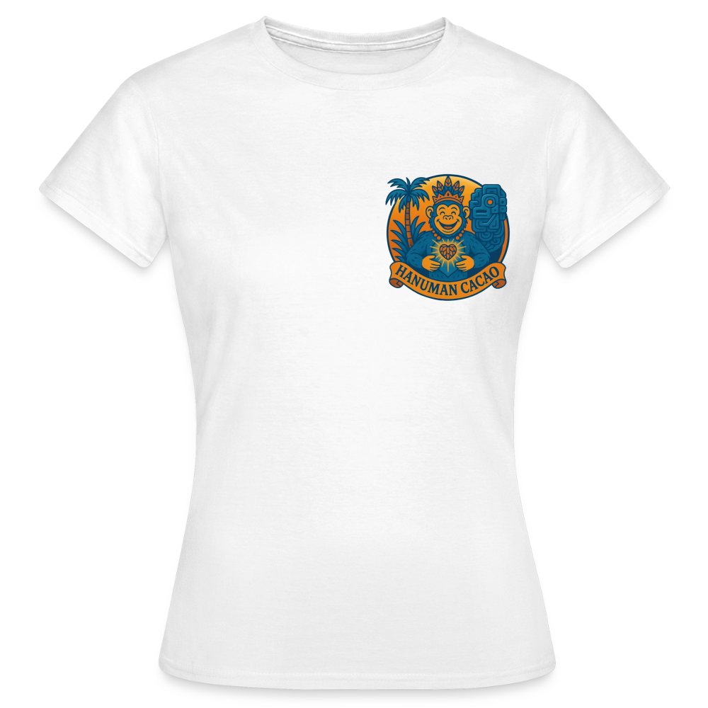 Women's T-Shirt Classic Hanuman Logo - white