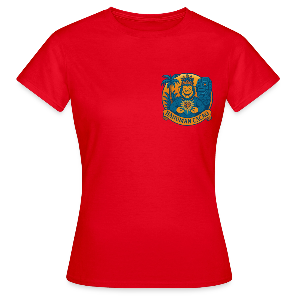Women's T-Shirt Classic Hanuman Logo - red