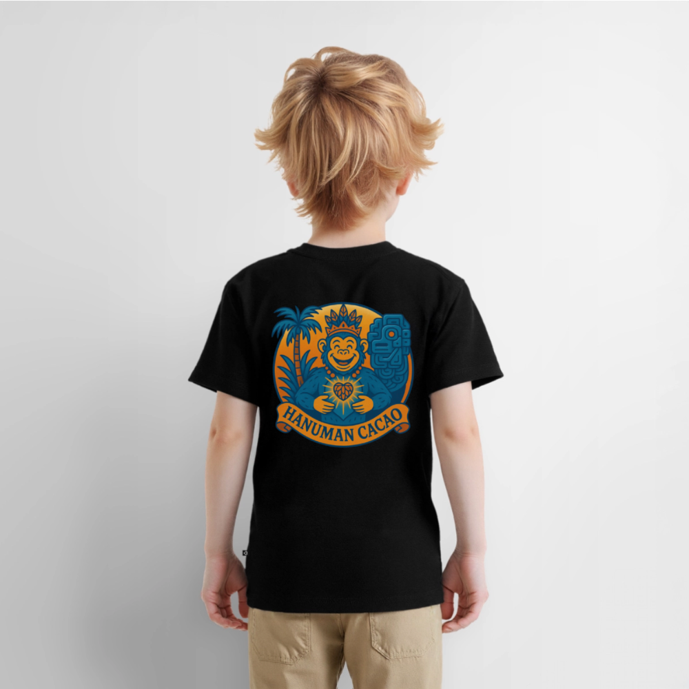 Kids' Premium T-Shirt Classic Hanuman Logo - black