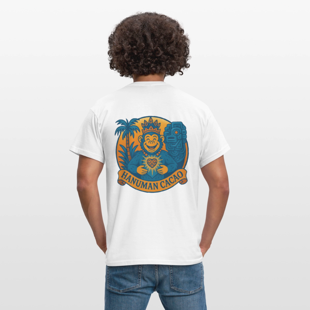 Men's T-Shirt Classic Hanuman Logo - white