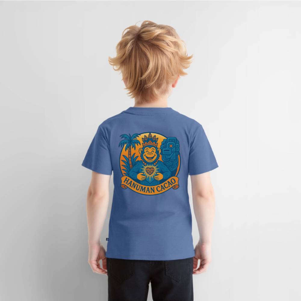 Kids' Premium T-Shirt Classic Hanuman Logo - stone blue