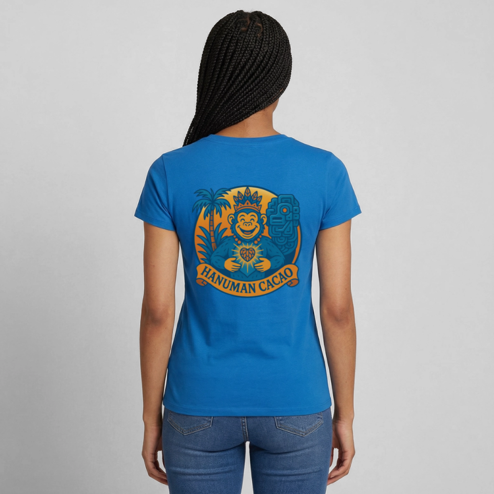Women's T-Shirt Classic Hanuman Logo - royal blue