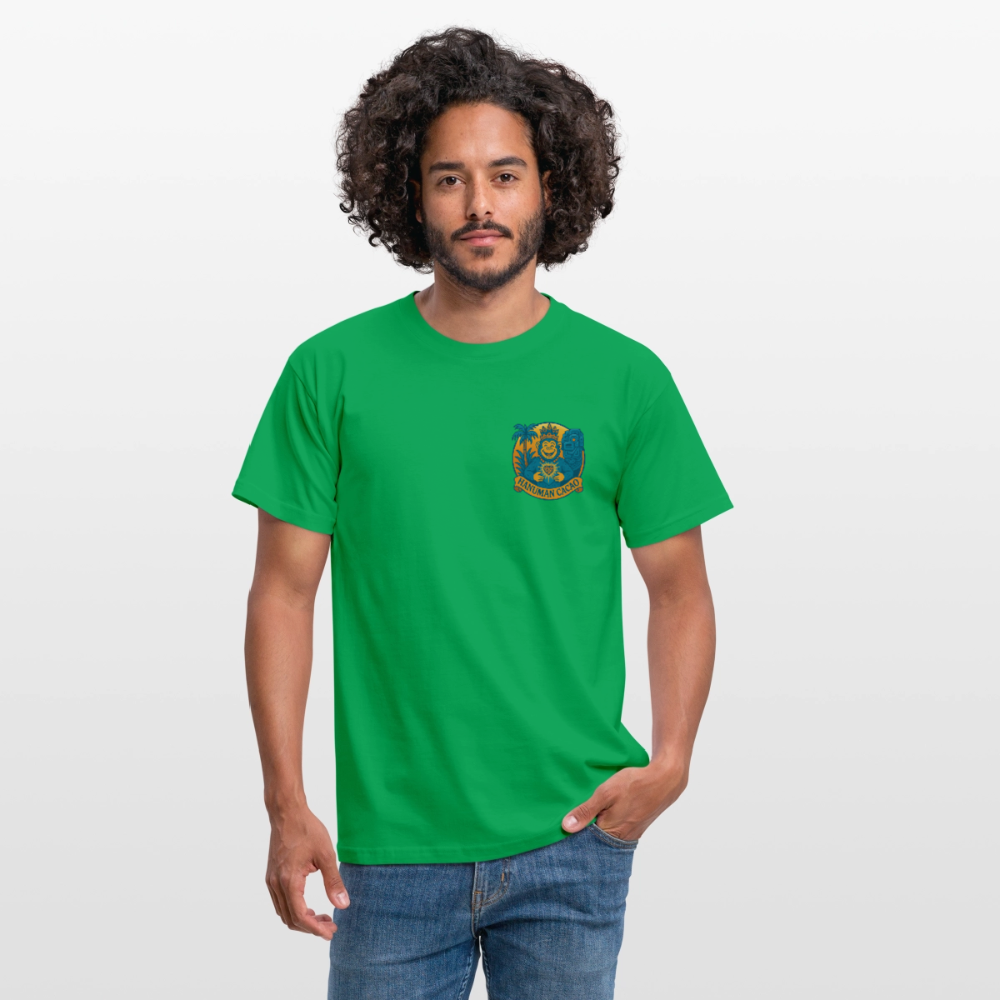 Men's T-Shirt Classic Hanuman Logo - kelly green