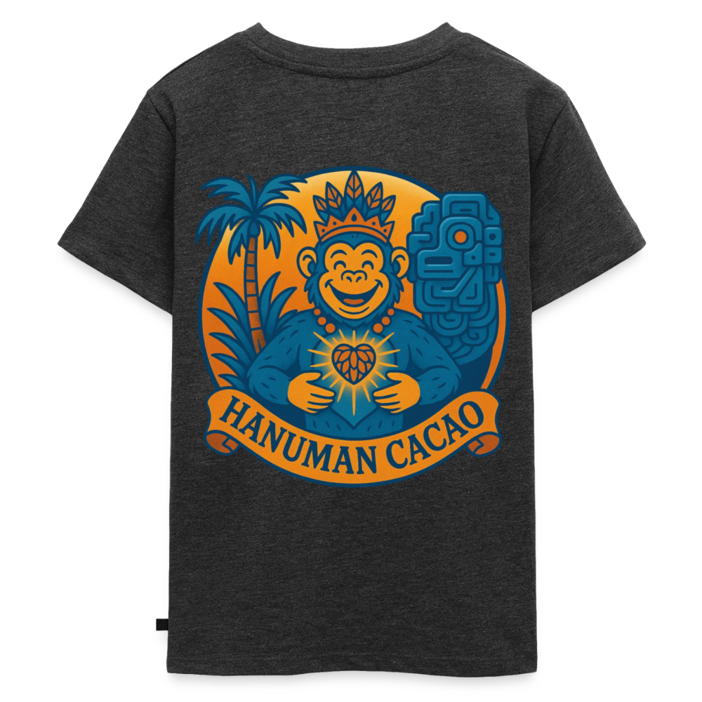 Kids' Premium T-Shirt Classic Hanuman Logo - heather anthracite